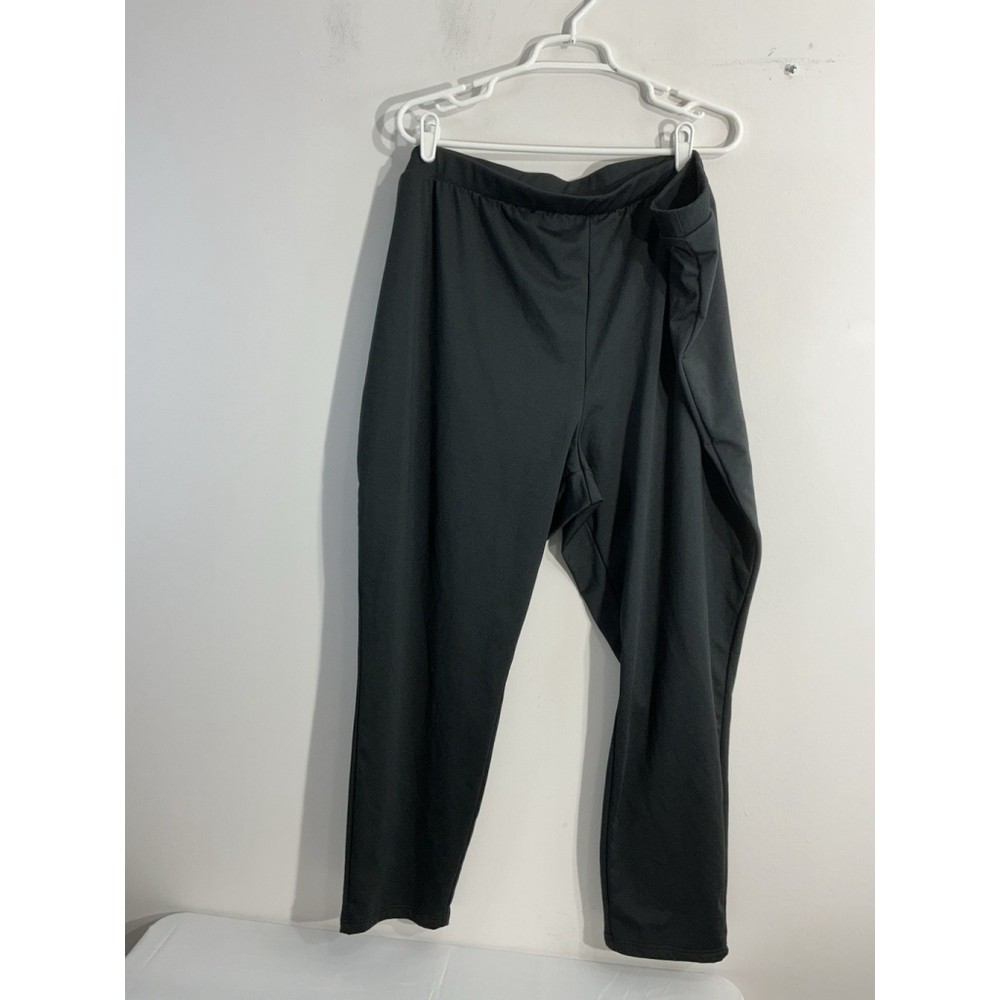 Womans Roamans 30/32 3x Black Pants pull On Casual
